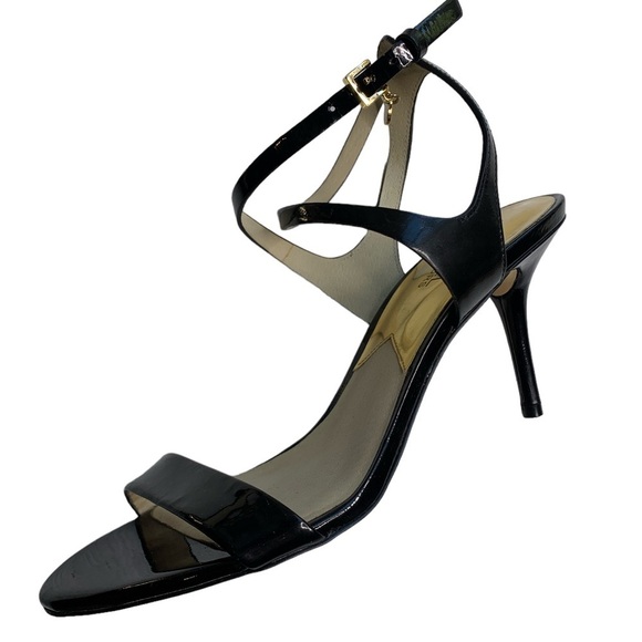 Michael Kors Kaylee Patent Heel Sandals - Picture 1 of 7